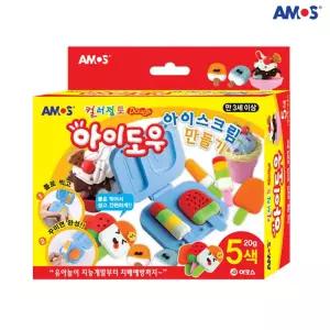 아모스 아이도우2 아이스크림 만들기 (AM-822)/지능개발/EQ개발/창의력/컬러점토/공예/아이클레이/촉감