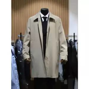 [갤러리아] BON 베이지 발마칸 집업 트렌치 코트 BN4SHA500BE