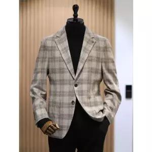 [본]BON 24F/W 이태리 포르텍스 플란 윈도우 체크 캐주얼 재킷 BN4WEA250..