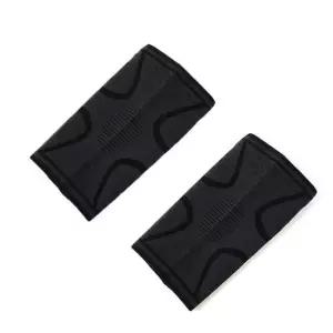 무릎 보호대 2p M 블랙 족구 축구 세트 풋살 스트랩 스포츠 고정 보호 부상 방지 운동 러닝 축구 달리기