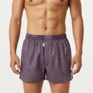 [롯데백화점]비너스 블랙라벨 고급면 순면100수 실켓면 트렁크 사각팬티 남성팬티 (VMP1962D)