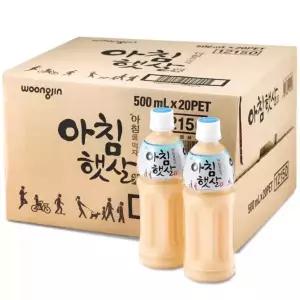 코스트코 웅진식품 아침햇살 500ml x 20병