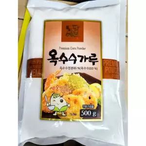 (500g) 초야식품 옥수수 가루/분말/파우더/파우다/베이킹/베이킹용/제빵/제빵용/요리/요리용/전분