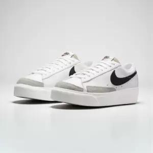 나이키 블레이저 로우 플랫폼 여성 스니커즈 키높이 운동화 화이트 블랙