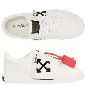 [오프화이트] 뉴 로우 불카나이즈 OMIA293C99FAB002 0110 오프화이트 집 타이 컨버스 남성 스니커즈