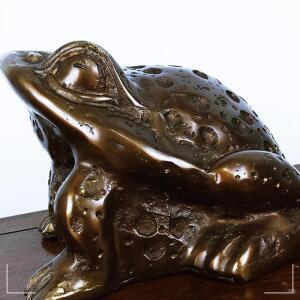 수 흑동두꺼비 조각상 소품 엔틱 앤틱 장식품 인테리어 공예 KW932B93