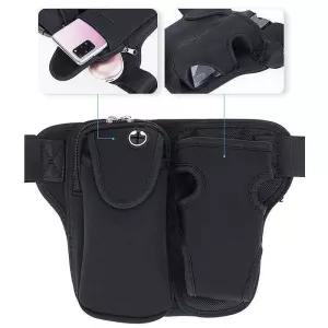 Coms 레저용 포켓 벨트형 팔 고정 벨크로 물병 휴대