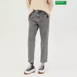 [베네통] 와펜 배기 기모 데님 팬츠 BADP03411_P416261964