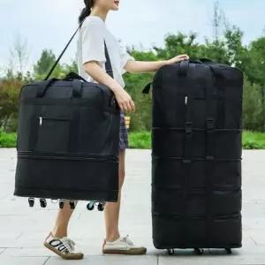 특대형 4단 크기조절 캐리어 바퀴달린 짐 이민 가방