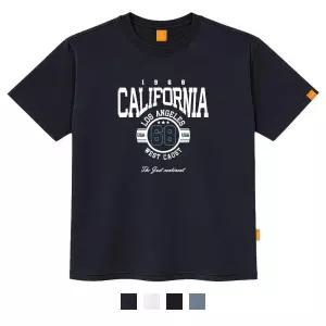 [엘라모] 캘리포니아68 반팔 티셔츠 남녀공용 빅사이즈 S~4XL