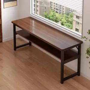 창가테이블 폭좁은책상 좁고긴테이블 철제 거치대 A. 80cm 카페 전나무 노란