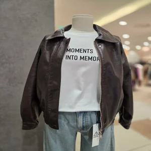 [LAP] 카라 포켓 페이크레더 점퍼 AR7XL361