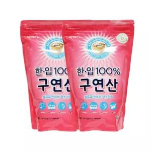 LG생활건강 한입구연산 구연산 1kg 2개