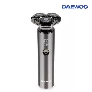 대우 3중 회전식 면도기 트리머 휴대용 여행용 C타입 충전 건습식 방수 DES-KP398S