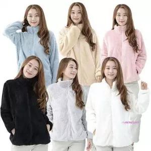 여자 겨울 집업 빅사이즈 플리스 여성 후리스 스타일 커플 점퍼 보아털xyz278