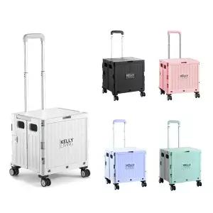 [ 켈리앤스테판]켈리리빙 카고 접이식 쇼핑카트 360도 4바퀴 트랜스포머 폴딩 장바구니 손수레