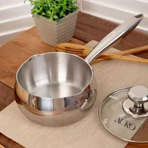 무화학 논코팅 편수냄비 인덕션 통5중 스테인레스 1인용 라면 이유식 스텐