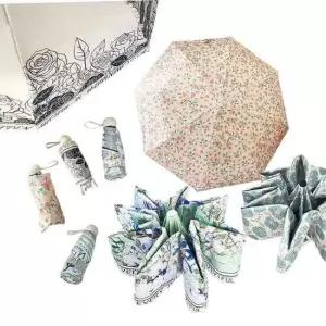 하르딘 19cm 미니 패턴 포켓 암막 양우산 양산 우산