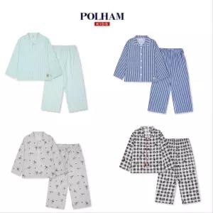 [폴햄키즈]공용)레이온 긴팔 파자마세트