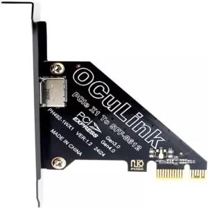 U.2 SSD eGPU 외장 그래픽 카드 도크용 CY 어댑터 PCI-Express 4.0 PCIe 1x ~ Oculink SFF-8612 SFF-8611
