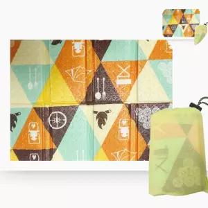 야외 8단 미니 등산방석 휴대용방석 낚시 찜질방 캠핑도구