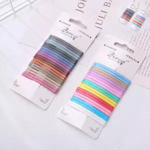 컬러 잔머리 포인트 실핀 set 택1 머리핀