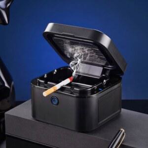 필터 제연기 가정용 블랙 연기 실내탈취 흡입기 제거 정화 담배연기 흡연 담배연기제거