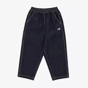 뉴발란스키즈바지 RQJ NK9TE3107U-55 ESSENTIAL_에센셜 배기핏 데님 팬츠