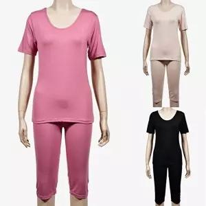 (피엔알)데일리 여성 반팔 상하세트 내의 (KYR-WB93721)