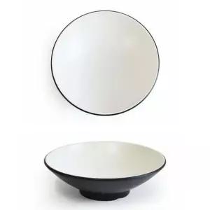 투톤 멜라민 중식 짜장면 짬뽕 우동 그릇 24.8cm 1호 짜장그릇 라면기 돈부리그릇 비빔밥그릇