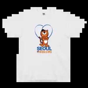 스텝퍼 올림픽 호돌이 20수 반팔 면티 여성 남성 그래픽 티셔츠 남여공용