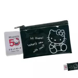 카드파우치 산리오 헬로키티 50주년 파우치 80s 블랙