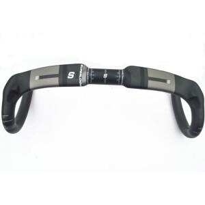 자전거핸들바 MTB 갈매기 드롭바 높이조절 일체형 카본 Superlogic-무광택 탄소 섬유 도로 자전거 핸들바,