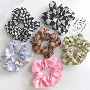 시크한 스크런치 머리끈 고무줄 슈슈 6Color 곱창밴드 헤어고무줄 고무줄 헤어고무