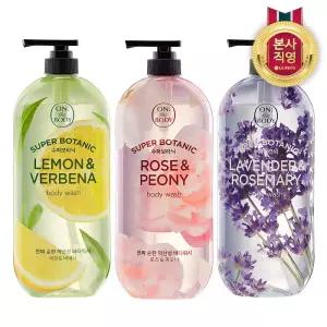 온더바디 수퍼보타닉 바디워시 900mlX3개 (4종 택1)
