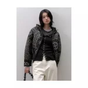 매장정품 8SECONDS 에잇세컨즈 페이즐리 패딩점퍼 애쉬 356138CC24 1127237