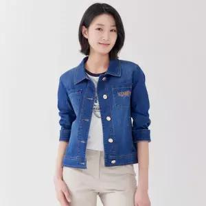 [지센] 스탠카라 데님자켓 LCJKP322_BL