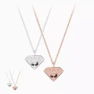 H목걸이 (실버) 슈퍼맨 목걸이 (RG)