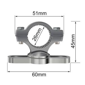 차량 후방 보기 후방 카메라 백업 브래킷 마운트 키트 클램프 거치대 핸들바 튜브 트레일러 픽업 자전거 트