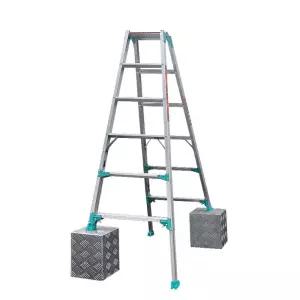 높이 사다리 다리조절 네발 다단계 접이식 식탁 길이 안전 폴딩형