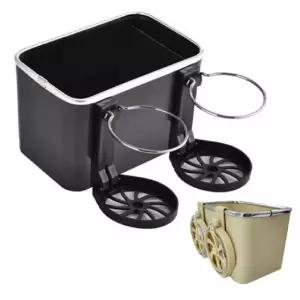 차량용포켓 자동차 틈새 수납함 컵홀더 거치대 블랙 베이지 도어 사이드 정리함