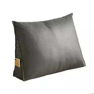 삼각 쿠션 바닥 대형 헤드레스트 레더 등받이 소파베개 벽장식