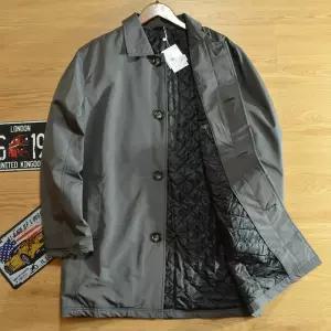 남자 겨울 간절기 가을 방풍 누빔 코트 하프 반코트 자켓 아우터 캐주얼 비즈니스 오피스 GH003