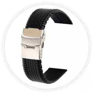 시계줄 우레탄 실리콘 더블 디버클 스포츠 방수 교체용 밴드