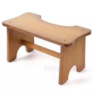 [반려] 변기 발받침대 월넛 책상발받침대 책상발판 화장실발받침대 발받침대원목 쾌변발받침대