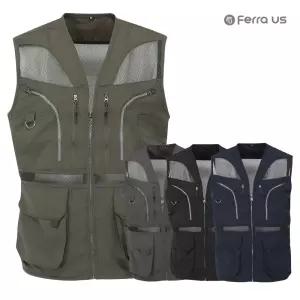 페라어스 남성 다기능포켓 여름 망사 등산 조끼 OCVM3DPS6030