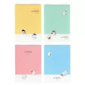 오목눈이 A5 PP 상철 스프링 노트 3000 4권 1세트