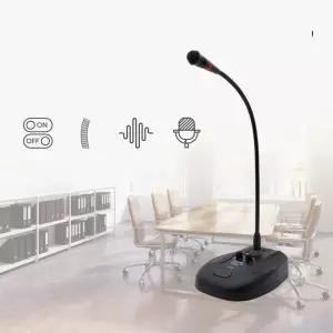 녹음용마이크 스탠드형 콘덴서 마이크 구즈넥 에코조절 회의 발표