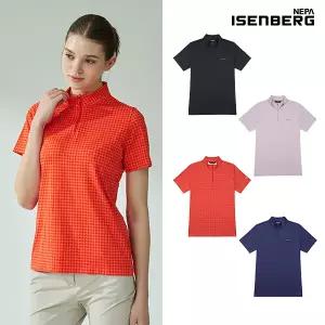 [네파이젠벅] 하프집업 반팔티셔츠 여성 4컬러 택1