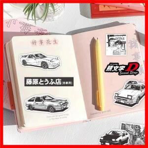 75개 이니셜 D 애니메이션 스티커 만화 어린이 DIY 재미있는 데칼 선물 여행가방 전화기 스케이트보드 냉장